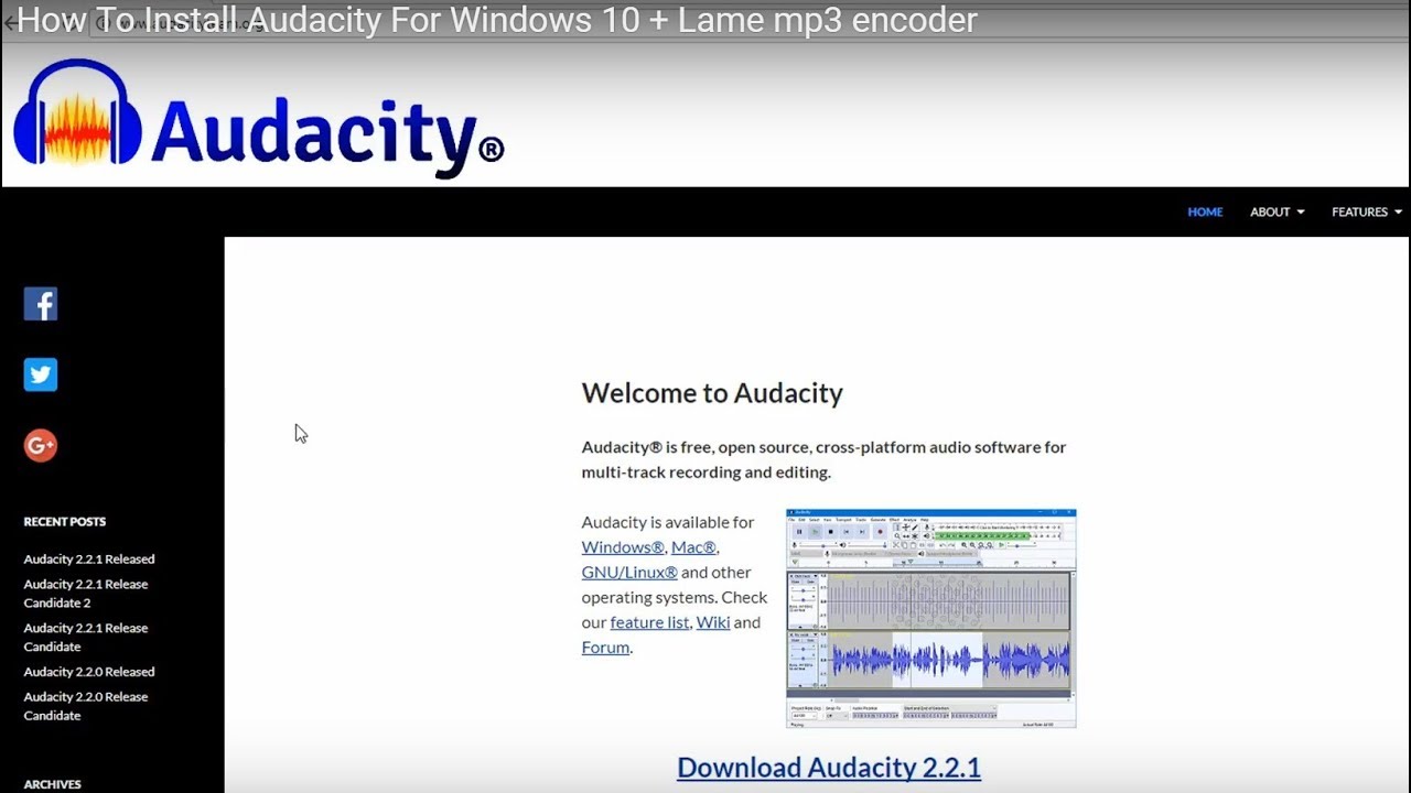 free mp3 encoder for audacity